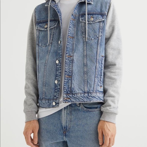 H&M Hooded Denim Jacket (Divided) - Picture 6 of 6